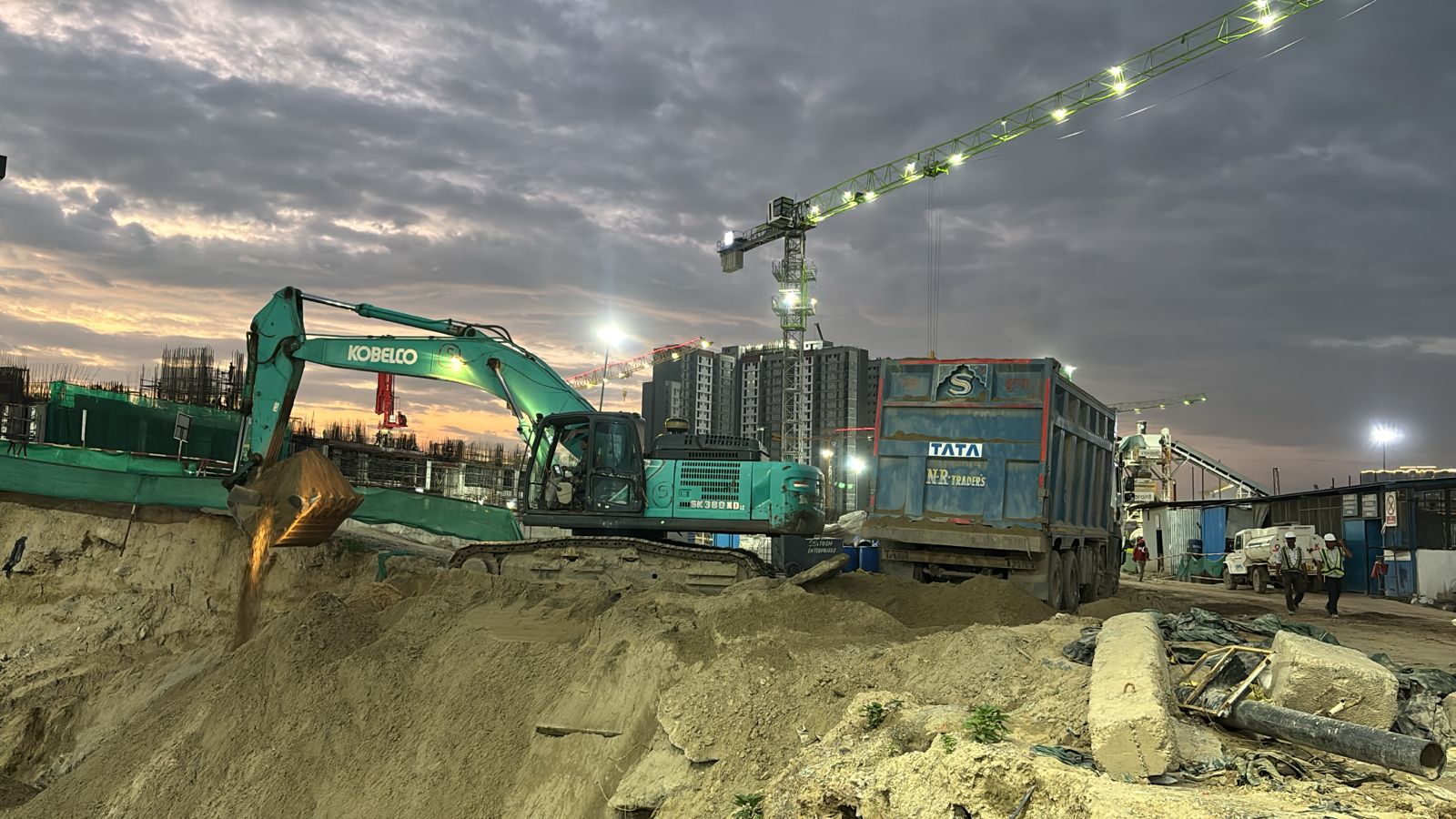 Excavation work